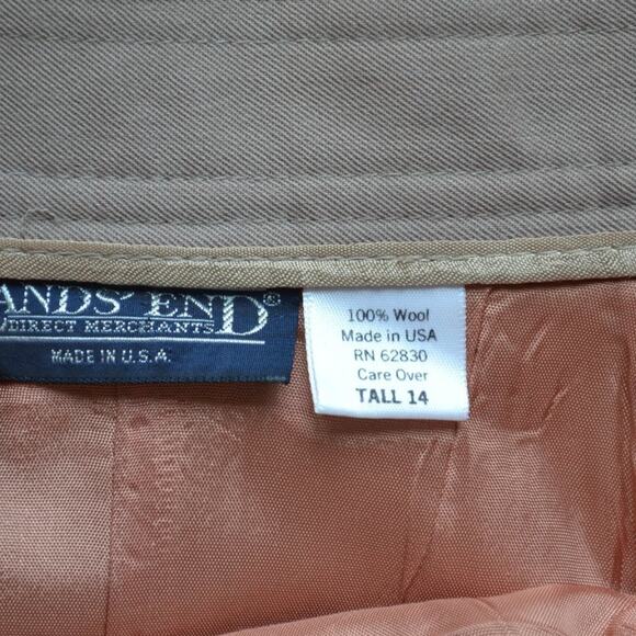 Lands End Pleated Maxi Skirt Size 14 - Picture 3 of 4